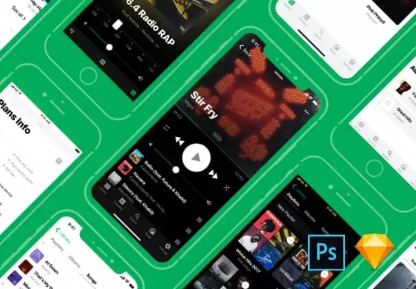 Heavy UI Kit Music