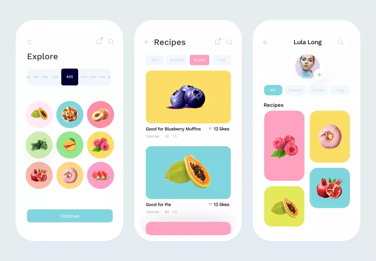 Super clean and minimalistic iOS UI Kit
