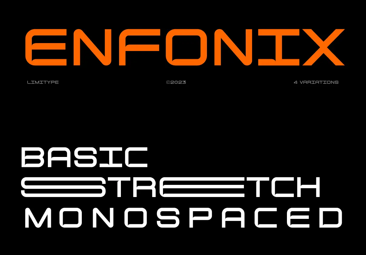 Modern Stretch Font